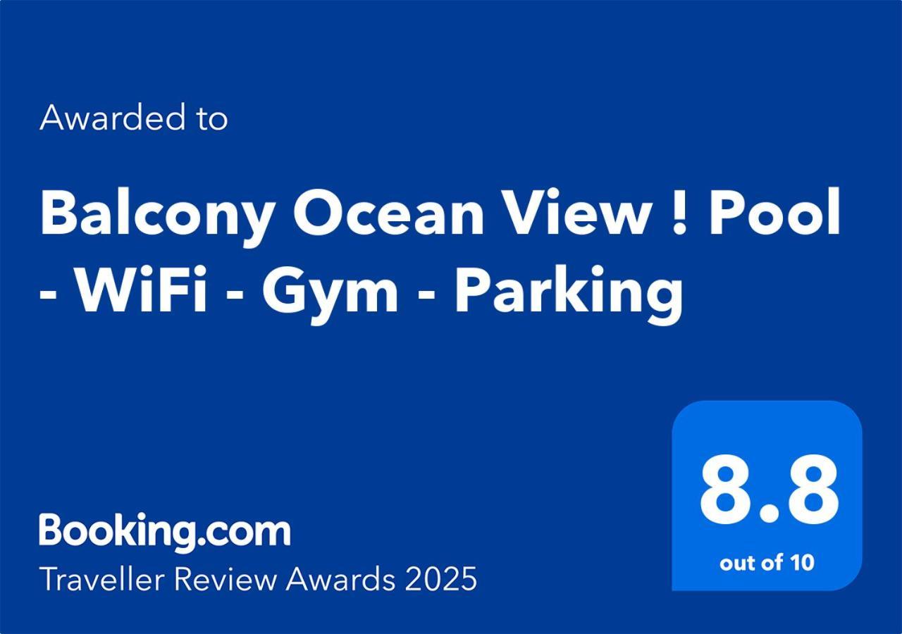 Apartamento Balcony Ocean View ! Pool - Wifi - Gym - Parking